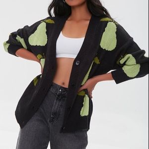forever 21 pear cardigan sweater